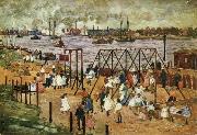 The East River Maurice Prendergast